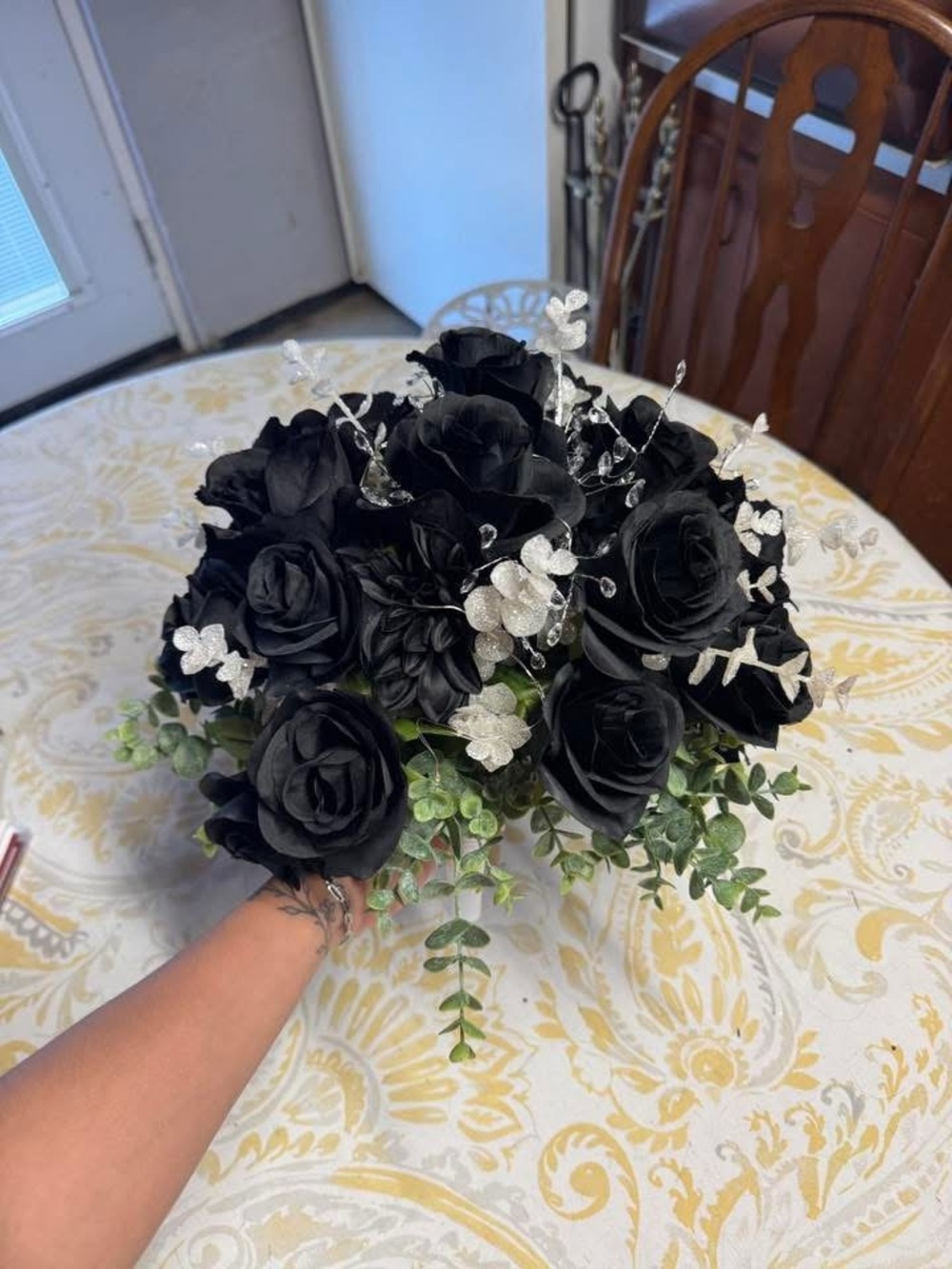 Black Rose Bouquet